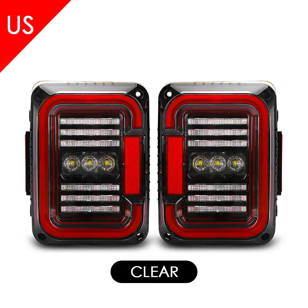 Fanali Posteriori A Led Fumé Per Fanali Posteriori Jeep Wrangler Per Jeep Wrangler Jk Jku