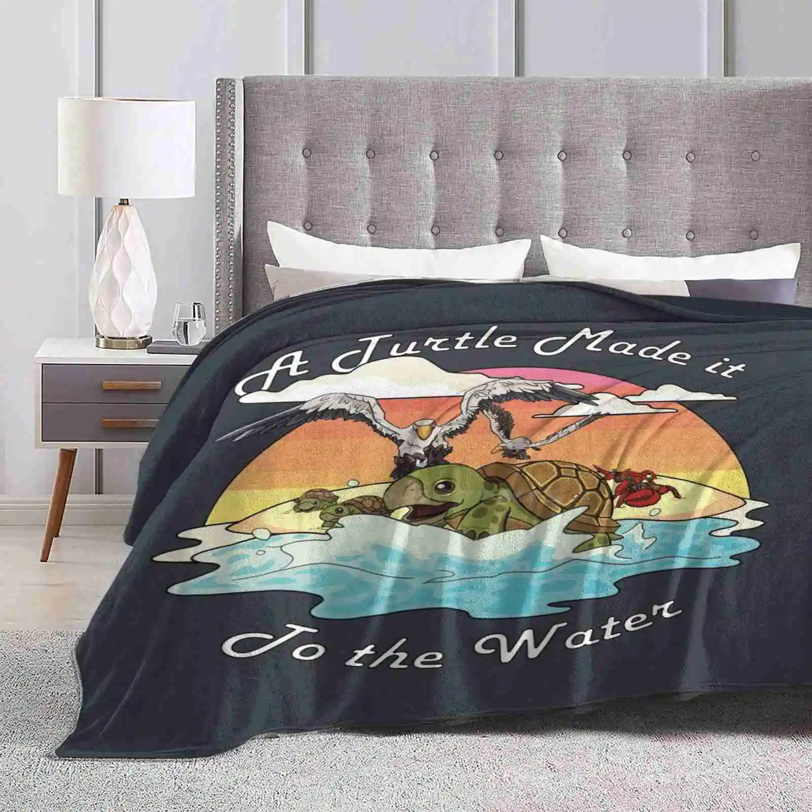 Una Tartaruga Fatta In Acqua! Tutte Le Taglie Coperta Con Copertura Morbida Biancheria Da Letto Per Decorazioni Per La Casa Wow Una Tartaruga Realizza