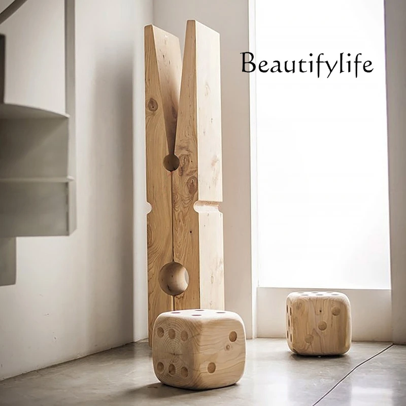Log A Block Of Wood O Stone Silent Style Panca In Legno Massello Soggiorno Carving Clip Designer Root Carving Chair