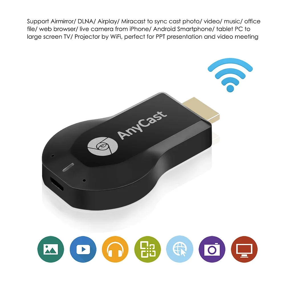 Tv Stick Android Miracast Wireless Wifi M2 Hd Display Tv Dongle Ricevitore Per Telefono Pc Pk
