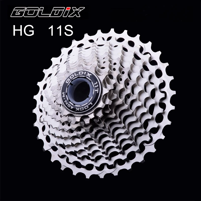 Goldix Cassetta Per Bici Da Strada Ultraleggera A 11 Velocità 28T 32T 34T 36T Cassetta Ultraleggera K7 Cnc Ultraleggera Cassetta A 11 Velocità