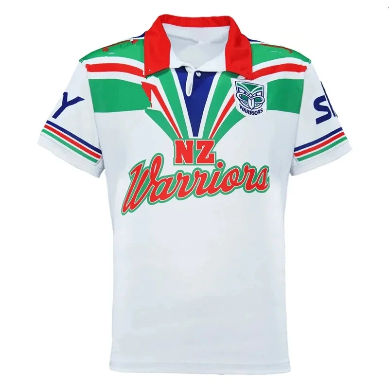 2024 Nuova Zelanda Warriors Mens Heritage Jersey 1995-2011 Warriors Retro Home Rugby Heritage Jersey Taglia S-L-5Xl