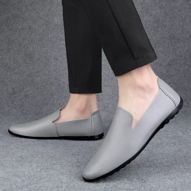 Scarpe Casual Da Uomo Fatte A Mano Mocassini Da Uomo In Pelle Mocassini Fatti A Mano Slip On Traspiranti Scarpe Da Guida Da Uomo Comode Scarpe Da Barc