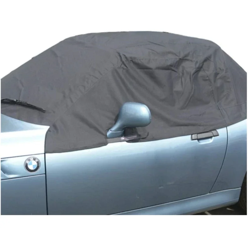 Copriauto Nero Impermeabile Soft Top Protezione Del Cofano Del Tetto Mezza Copertura Di Ricambio Per Bmw Z3