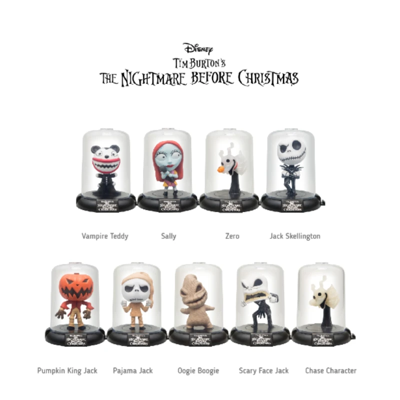 Disney The Nightmare Before Christmas Serie Blind Box Action Figure Sally Jack Collection Model Toy Ornament Doll Regalo Di Halloween