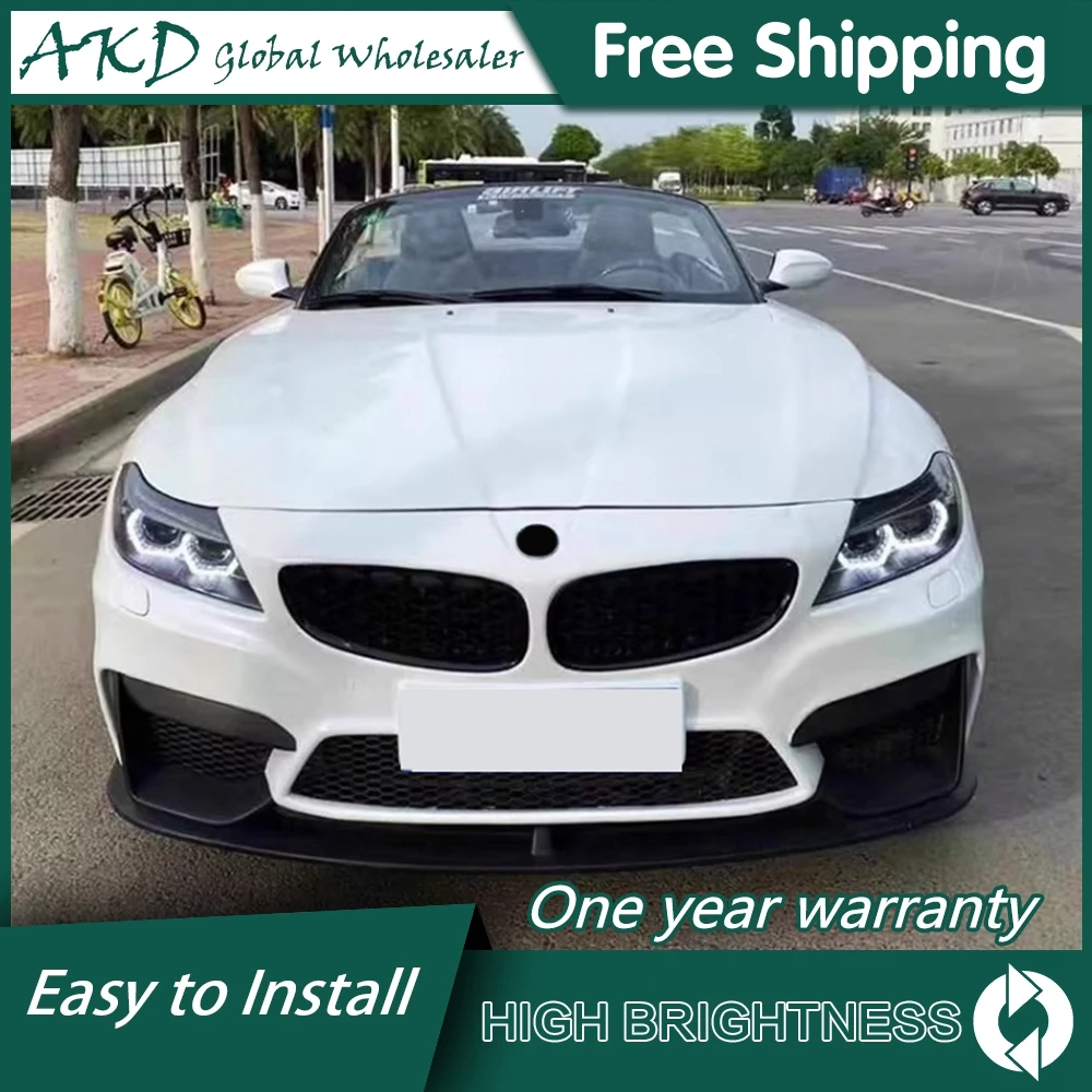 Fari Per Bmw Z4 E89 2009-2016 Drl Day Running Light Led Bi Xenon Lampadina Fendinebbia Accessorio Per Auto Bmw Z4 E89 Lampada Frontale