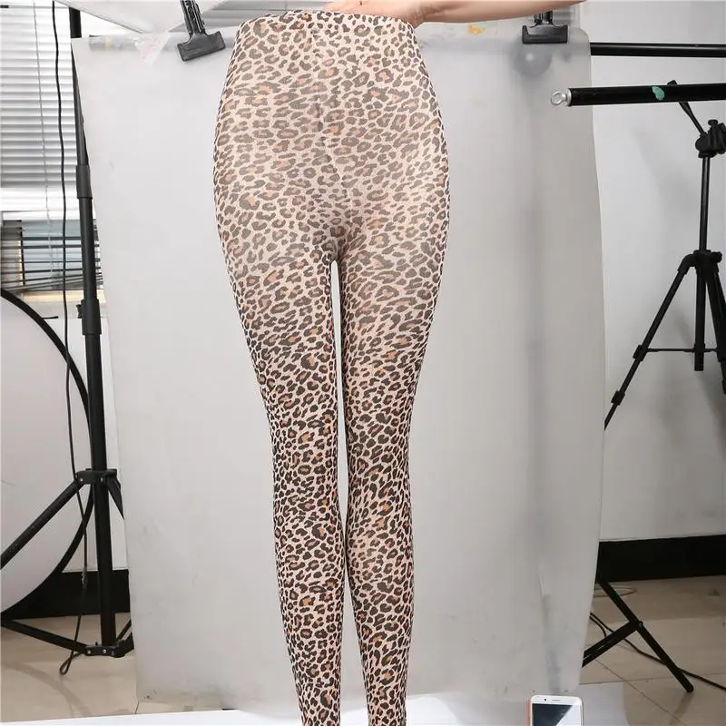 Collant Sexy Da Donna Pagliaccetti Per Lingerie Con Stampa Leopardata Pagliaccetti Per Lingerie Da Donna Calze Con Stampa Leopardata Dalla Vestibilità