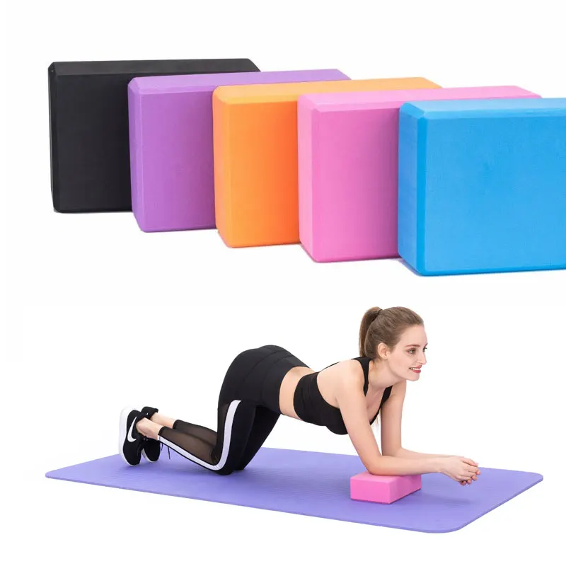 Eva Gym Blocks Foam Brick Training Exercise Fitness Tool Yoga Bolster Cuscino Cuscino Stretching Body Shaping Yoga Blocks