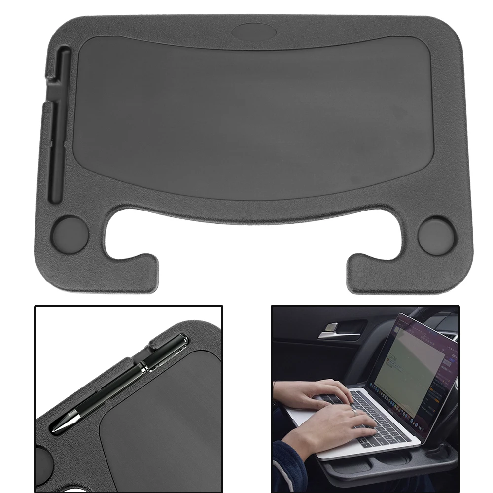 Car Tablesteering Wheel Eat Carrello Da Lavoro Drink Food Coffee Goods Holder Tray Car Laptop Computer Desk Mount Stand Seat Table