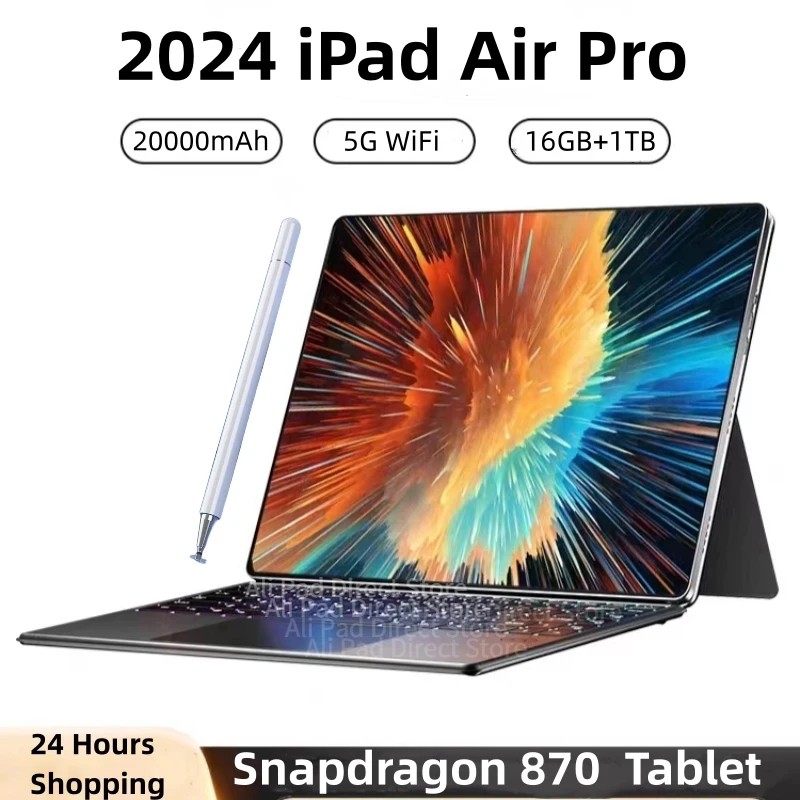 Tablet Originale Ipad Air Pro 12 Pollici 16Gb Ram 1Tb Rom Android 13 Core Pad Tablet Pc Telefono Dual Sim Caard Wifi Tablette Android