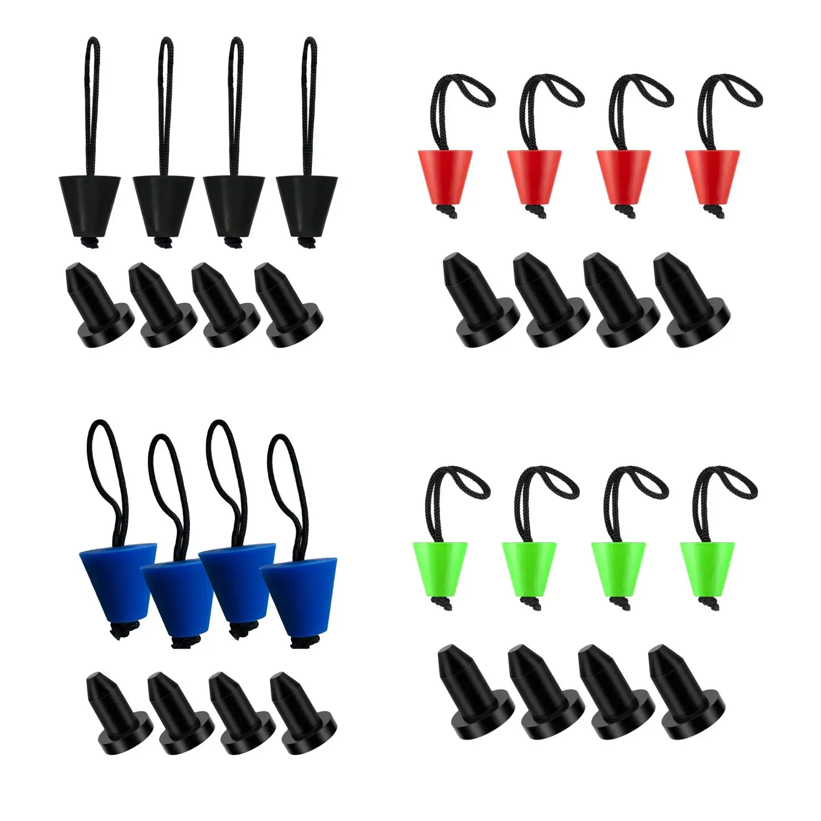 Tappi Per Scupper Per Kayak 8X Accessori Durevoli Sit On Top Tappo Di Scarico Per Kayak Tappi Per Canoe Per Kayak Barca Zattera Yacht Dinghy