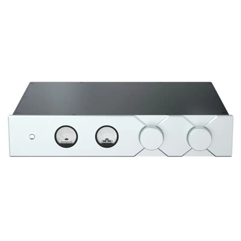 Bz4308 Aluminum Preamplifier Chassis With Vu Meter Diy Audio Amplifier Case Box