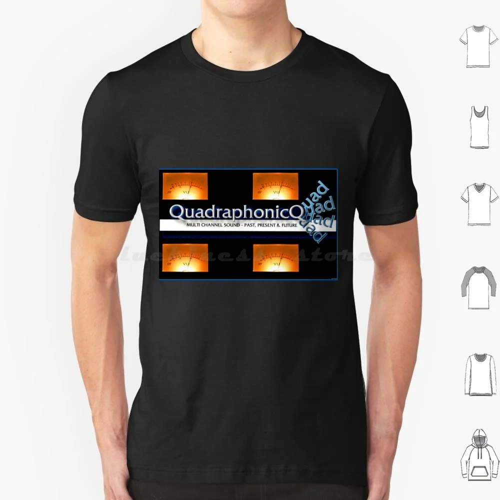 Quadraphonic Quad Forum Shirt Con Giallo Vu Meters T Shirt Cotone Uomo Donna Stampa Fai Da Te Quadraphonic Quad Forum Giallo Vu Meters