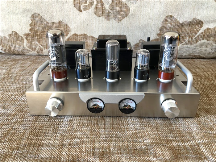Vu Meter Sparta X1 Vacuum Tube Power Amp Hifi 6 N9P + El34 + 5 Z3P Amplificatore Per Tubi Kit Fai Da Te Finito Amp Per Scegliere