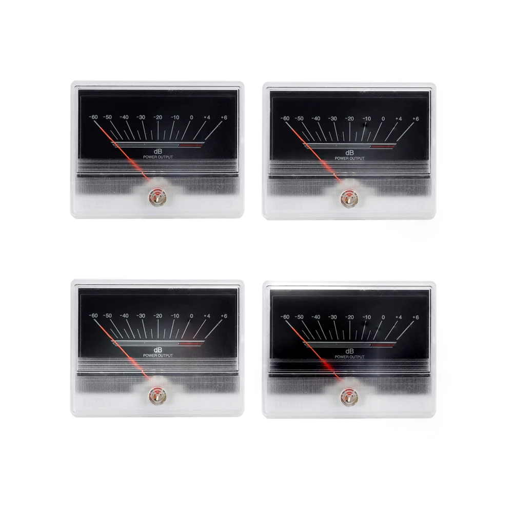 4 Pezzi Tn90 Denon Vu Meter Db Level Header Audio Power Amplifier Chassis Con Retroilluminazione