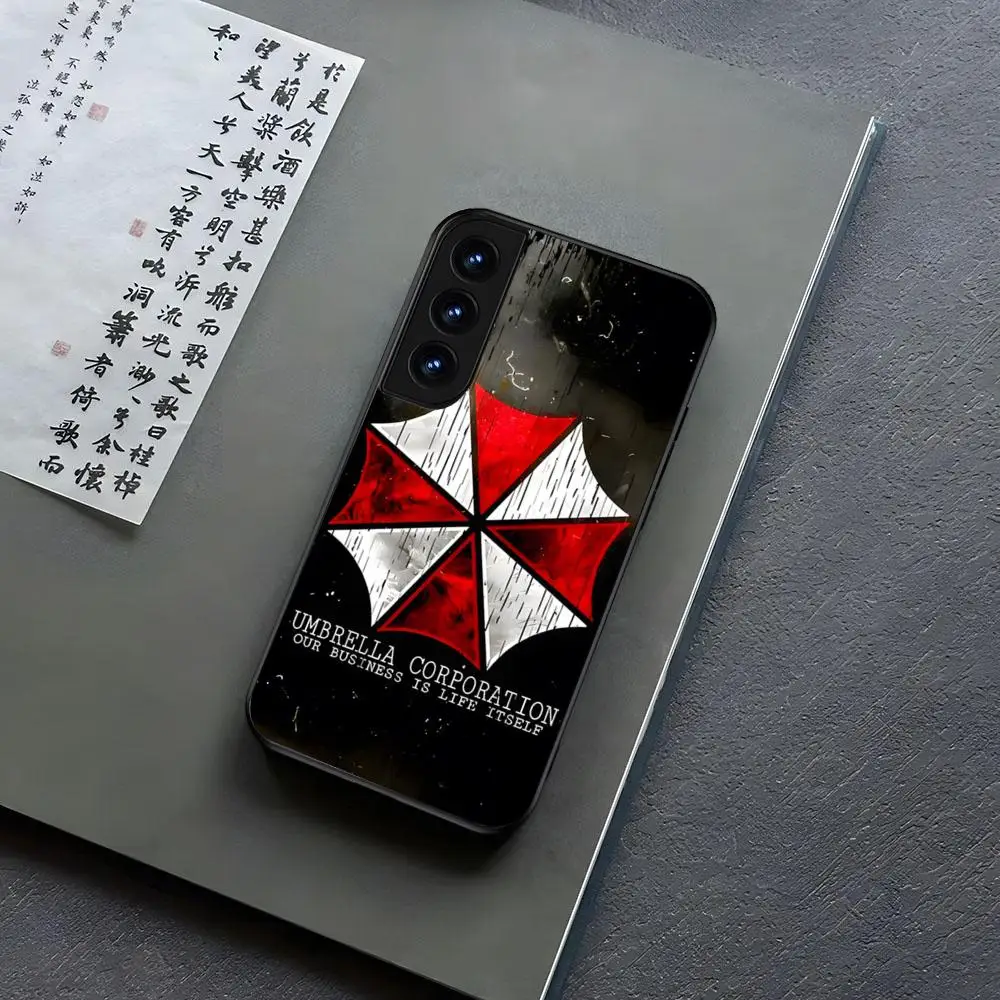 Custodia Per Telefono Umbrella Corporation Per Samsung S 24 23 22 21 20 Plus Ultra A M 34 54 53 Nuova Cover Nera