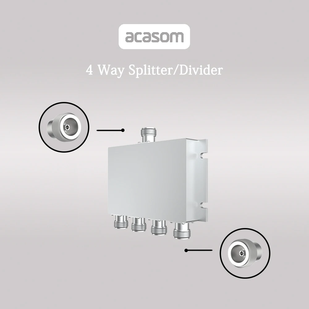 400Mhz-6000Mhz 4 Vie Microstrip Line Splitter 2.4Ghz 5.8Ghz Power Divider Wifi Wilkinson Type Divider Rf Low Power