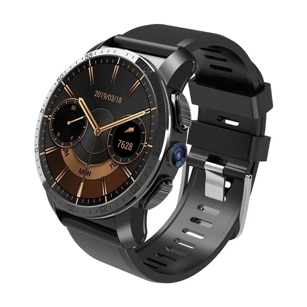 Kc09 Smart Watch For Man Camera Video Sim Call 1.39 "Amoled Screen Android Os Passometro Gps Phone Smartwatch Per Xiaomi