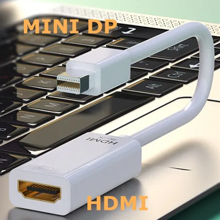 Mini Displayport A Hdm1-Compatible Cavo 4K 1080P Proiettore Tv Projetor Dp 1.4 Display Port Converter Per Apple Macbook Air Pro