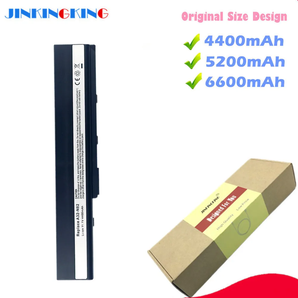 6 Celle Batteria Del Computer Portatile Per Asus A32-N82 A42-N82 N82 N82Jq N82E N82Jv N82Ei N82J X42 X42D A40J X42F X42J 4400Mah 11.1V