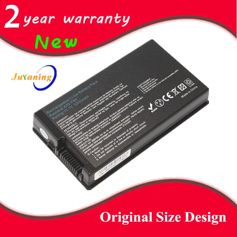 Juyaning Nuova Batteria Del Computer Portatile A32-F80 A32-F80A A32-F80H Per Asus F80 X61 X85 X88 X82 F81 F83 X85L X85S X85C