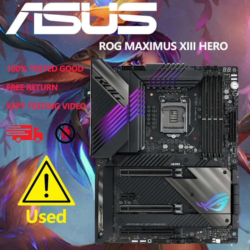 Scheda Madre Da Gioco Asus Rog Maximus Xiii Hero Atx Lga 1200
