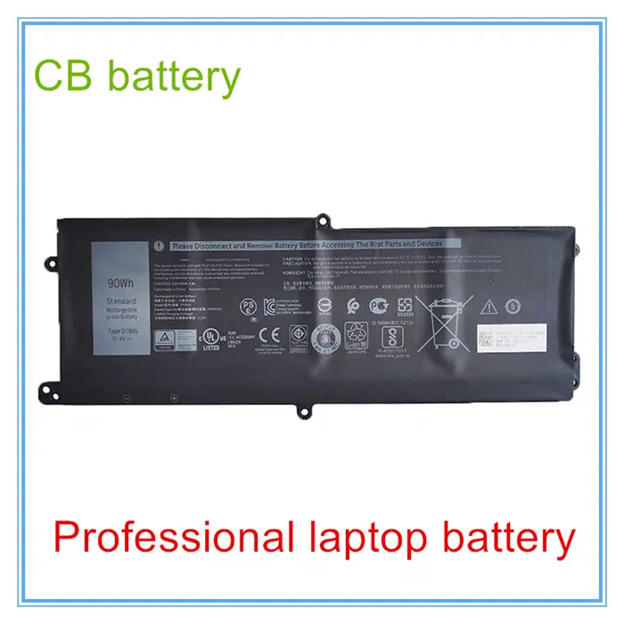 Qualità Originale 11.4V 90Wh Dt9Xg Batteria Del Computer Portatile Area-51M I9-9900K Rtx 2080 Alwa51M Serie 07Pwxv