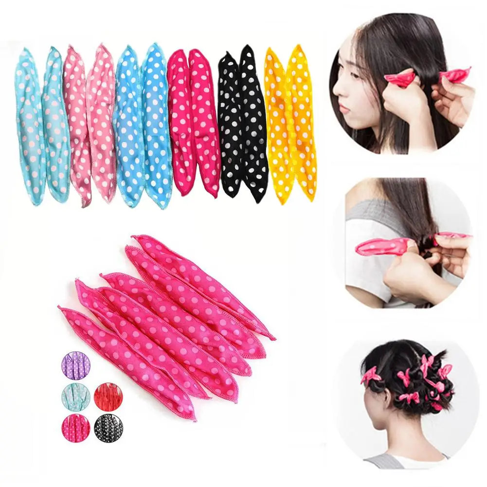 12 Pz/Lotto Bigodini Morbido Cuscino Per Dormire Rulli Per Capelli Capelli Fai Da Te Schiuma Fai Da Te Spugna Flessibile E Styling Spugna Soft Magic S