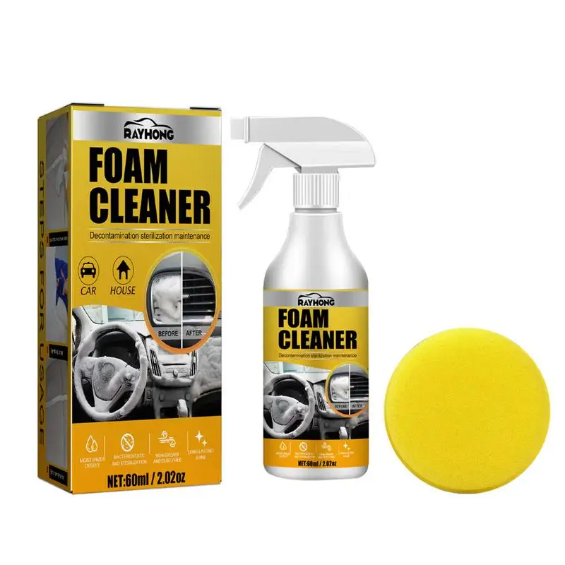 60Ml All Round Master Foam Cleaner Magic Cleaning Spary Car For Cars Automotive Multi-Purpose Interior Seat Cura Della Pelle