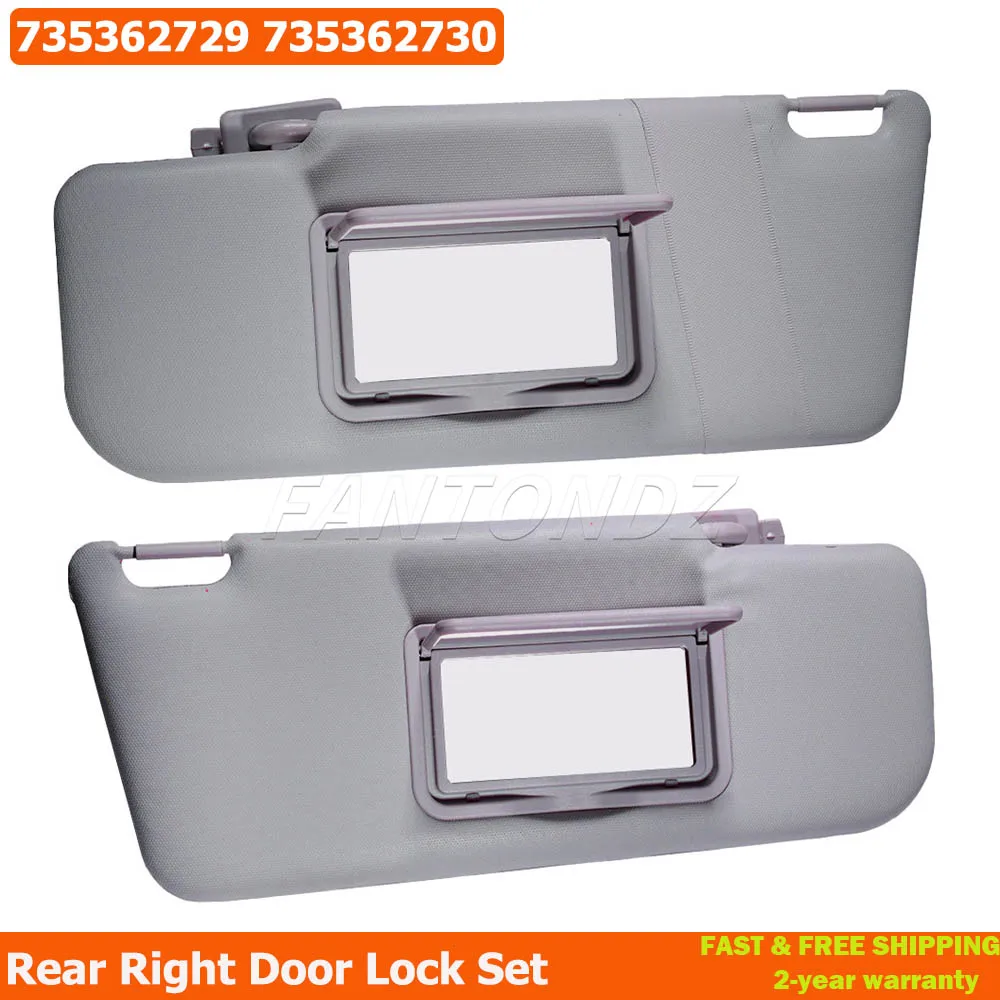 Per Fiat Panda Parasole Sinistro O Destro Con Specchio E Tasca Per Fiat Panda 169 Mk2 2003-2011 735362729 735362730