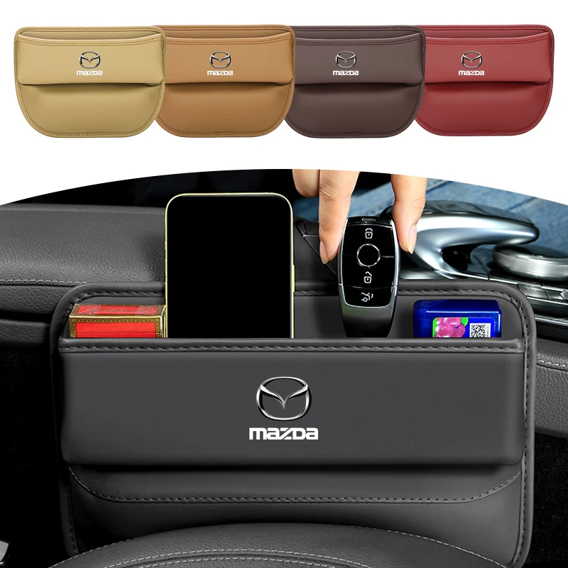 Car Seat Gap Organizer Scatola Portaoggetti Multifunzione Portabicchieri Per Mazda 2 3 6 5 Atenza Cx3 Cx5 Mx5 Cx7 Axela Cx30 Cx90 Cx60 Cx50