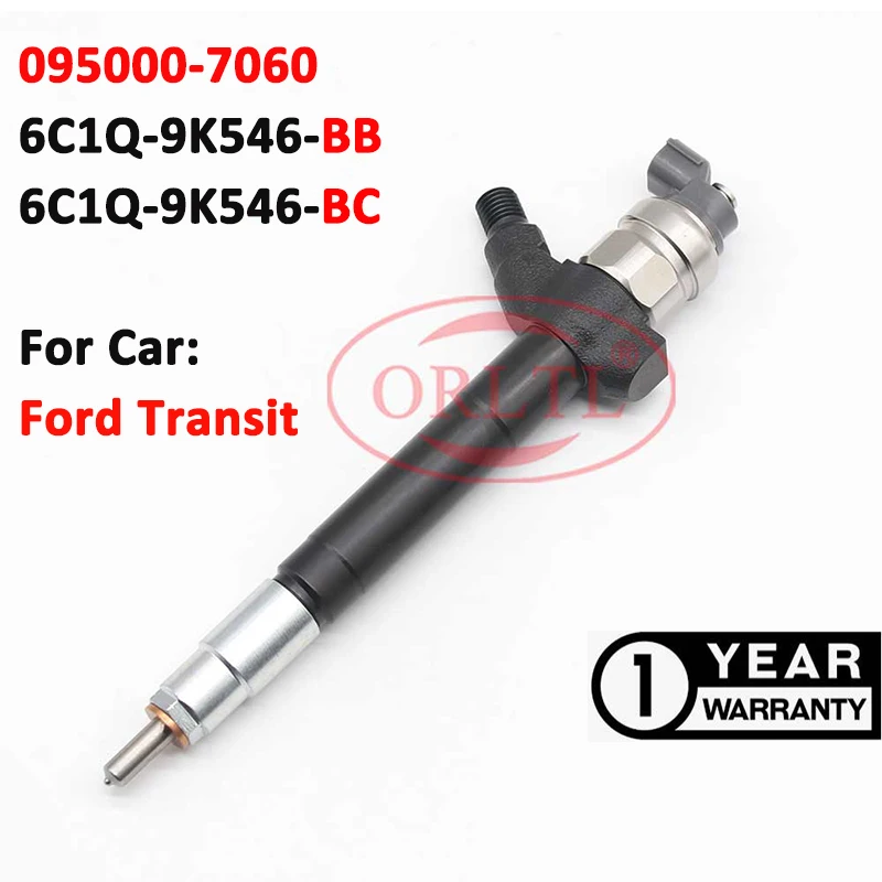Dcri107060 095000-7060 Iniettore Ugello Carburante Diesel Muslimex 095000-7061 Per Ford Transit 2.4 Tdci