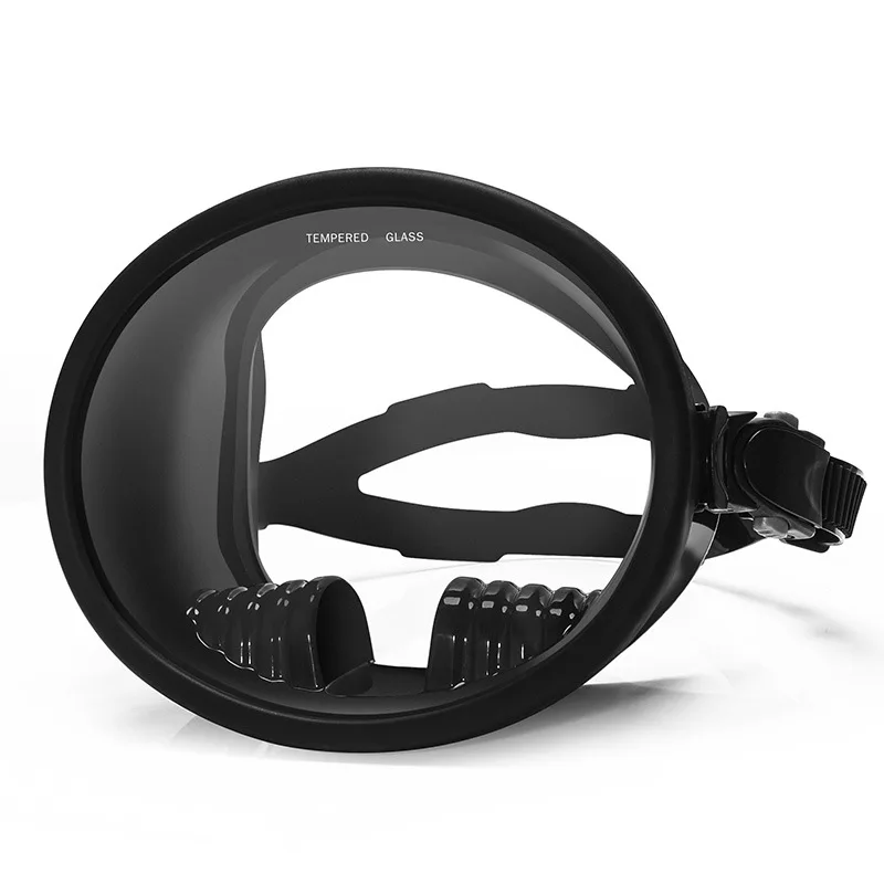 Scuba Free Diving Full Face Mask Anti Leak Wide View Anti-Fog Snorkeling Occhialini Da Nuoto Maschera Con Cinturino Regolabile