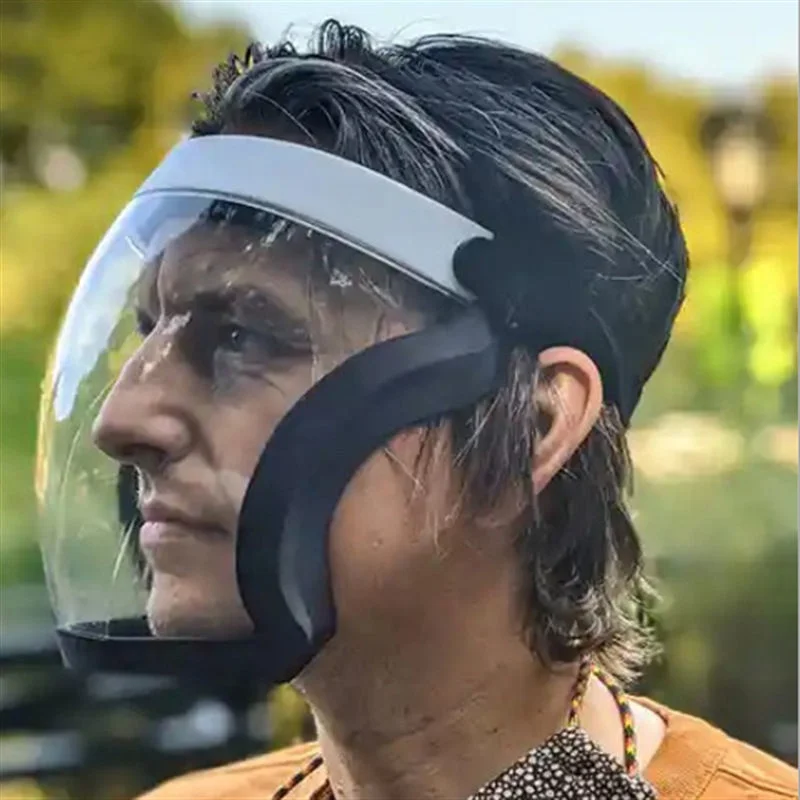 Full Face Shield Protect Face Mask Occhiali Di Sicurezza Maschera Protettiva Glass Bicycl Helmet Anti Fog Protettivo Full Face Shield