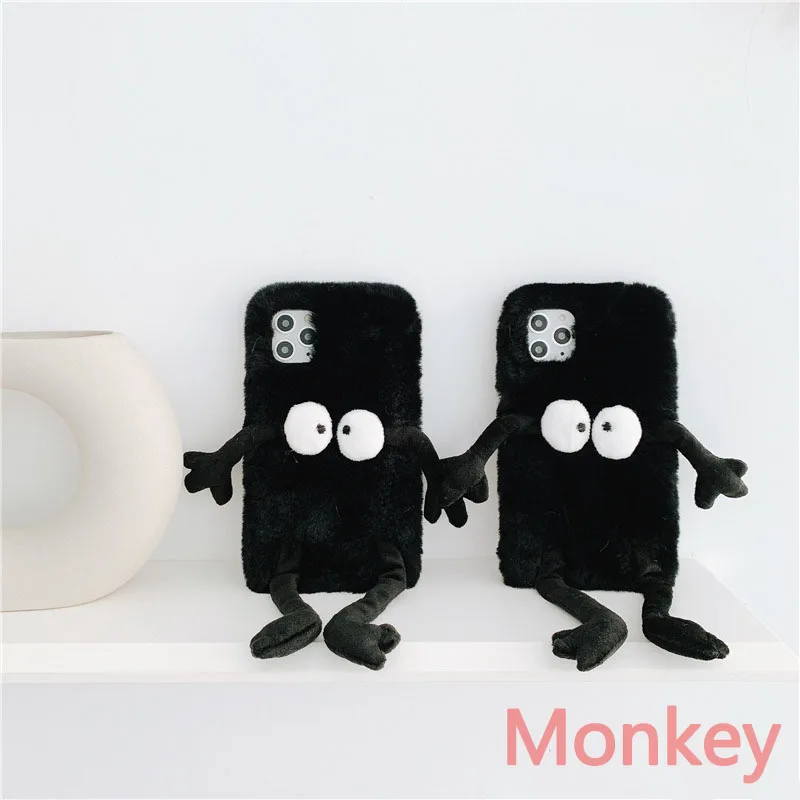 Japan Korean Briquettes Embroidery Plush Tpu Soft Case For Oppo Realme C35 C31 C25 C21 C17 C15 C12 C11 C3 C2 9 8 Pro 7 6 5 Xt X2