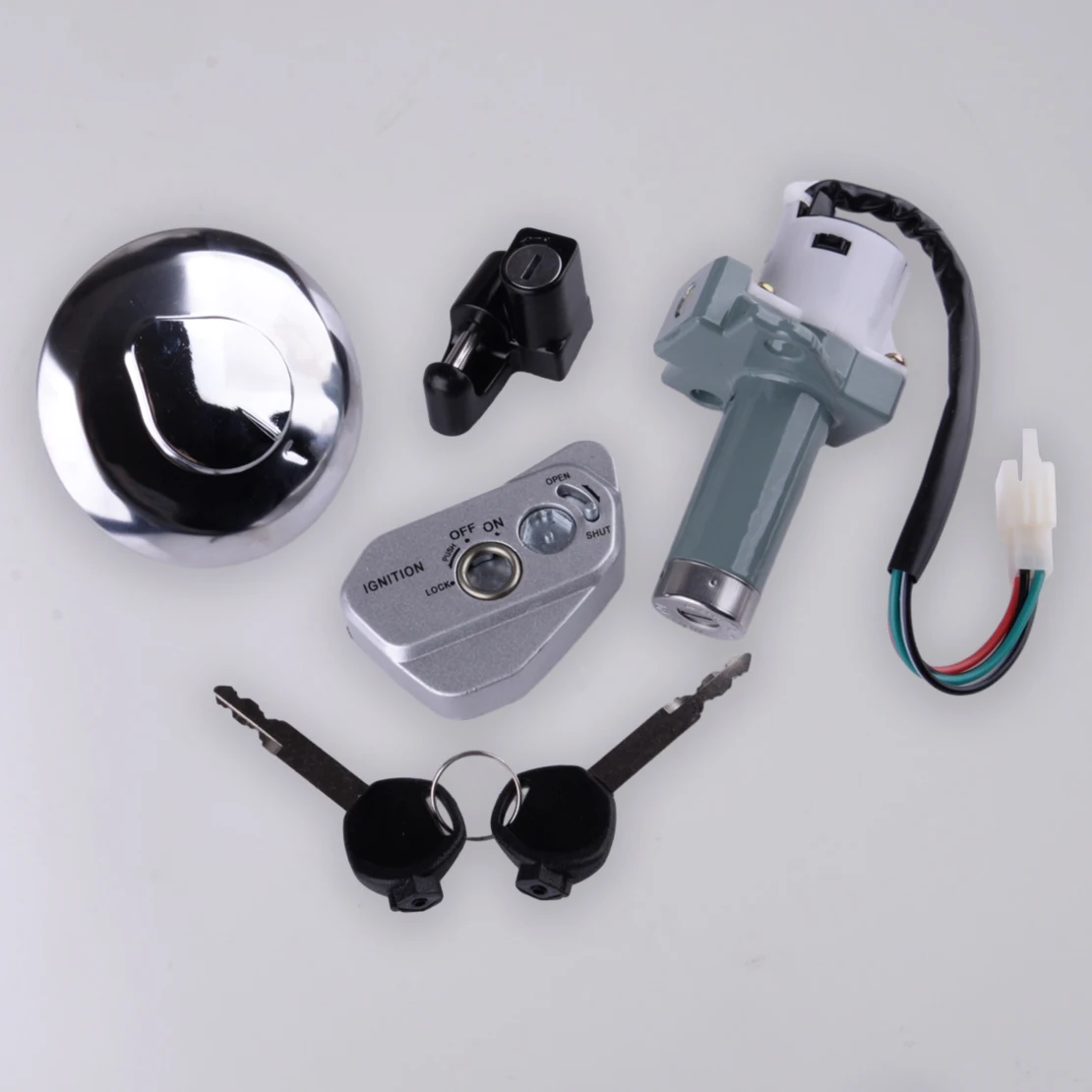 Interruttore Di Accensione Chiavi Set Di Blocco Kit Di Montaggio Nuova Misura Per Hawk 250 Dirt Bikes Pit Bikes 250Cc