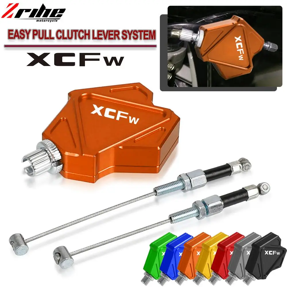 Motorcycle Accessories Motocross Dirt Pit Bike Stunt Clutch Lever Easy Pull Cable System For 250Xcfw 350Xcfw 250 350 Xcfw Xcf-W
