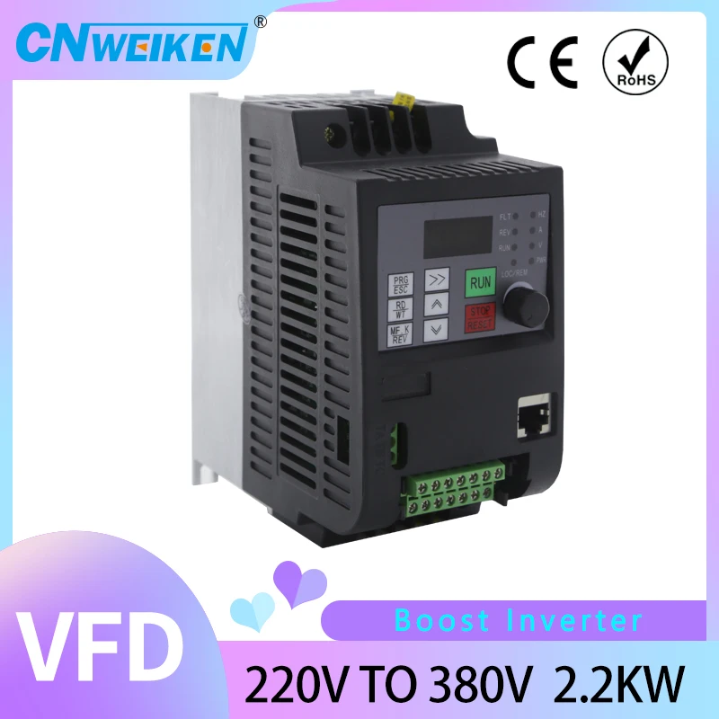 2.2Kw Macchina Inverter 2000W Vfd Mandrino Inverter 220V/380V 2.2Kw Inverter Macchina Per Intaglio Macchina