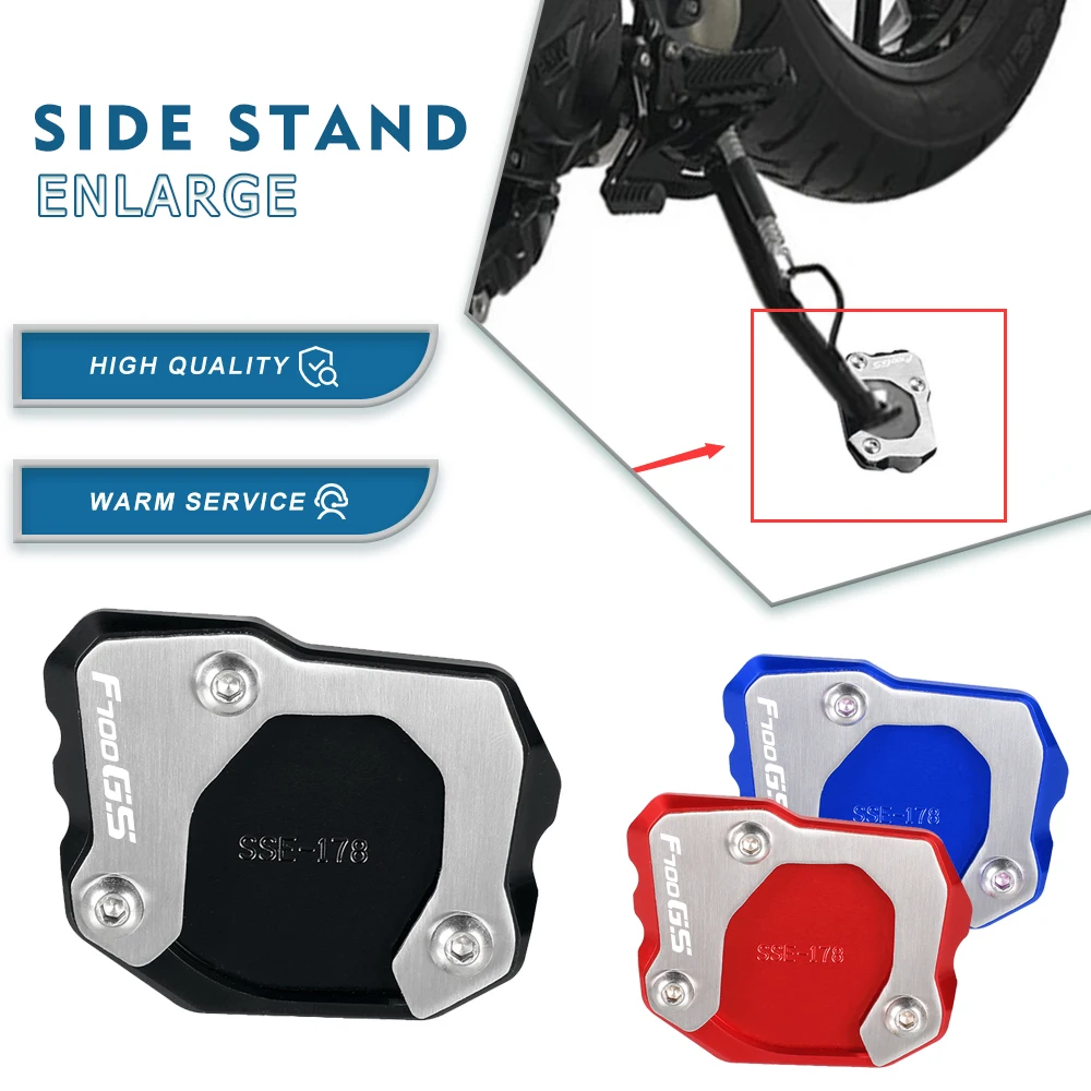 Moto F700 Gs Cavalletto Laterale Piastra Ingranditore Cavalletto Ingrandisci Estensione Per Bmw F700Gs F 700Gs F 700 Gs 2012-2021 F700 Gs