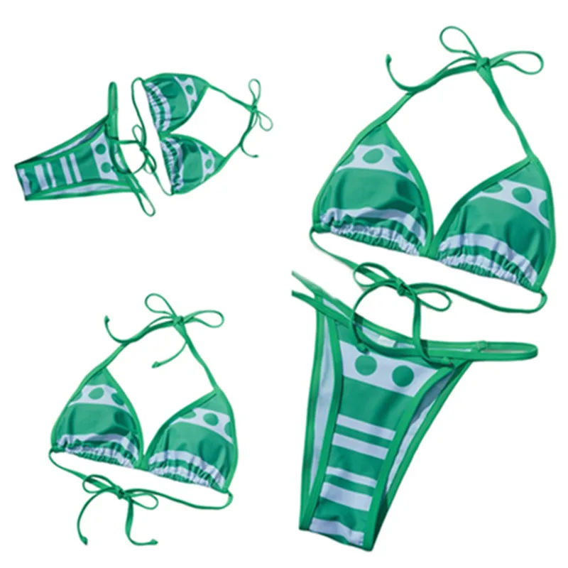 Donne Adulte Nami Costume Cosplay Fantasia Bikini Costumi Da Bagno Beach Wear Anime Piece Travestimento Halloween Carnival Party Suit