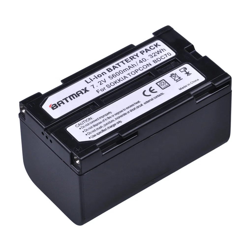 Batteria Bdc70 Bdc-70 Bdc58 Bdc-58 Vbd2 Per Stazione Totale Sokkia Cx, Fx, Setx, Srx, Serie Sx Per Topcon Es, Os, Ds, Ps