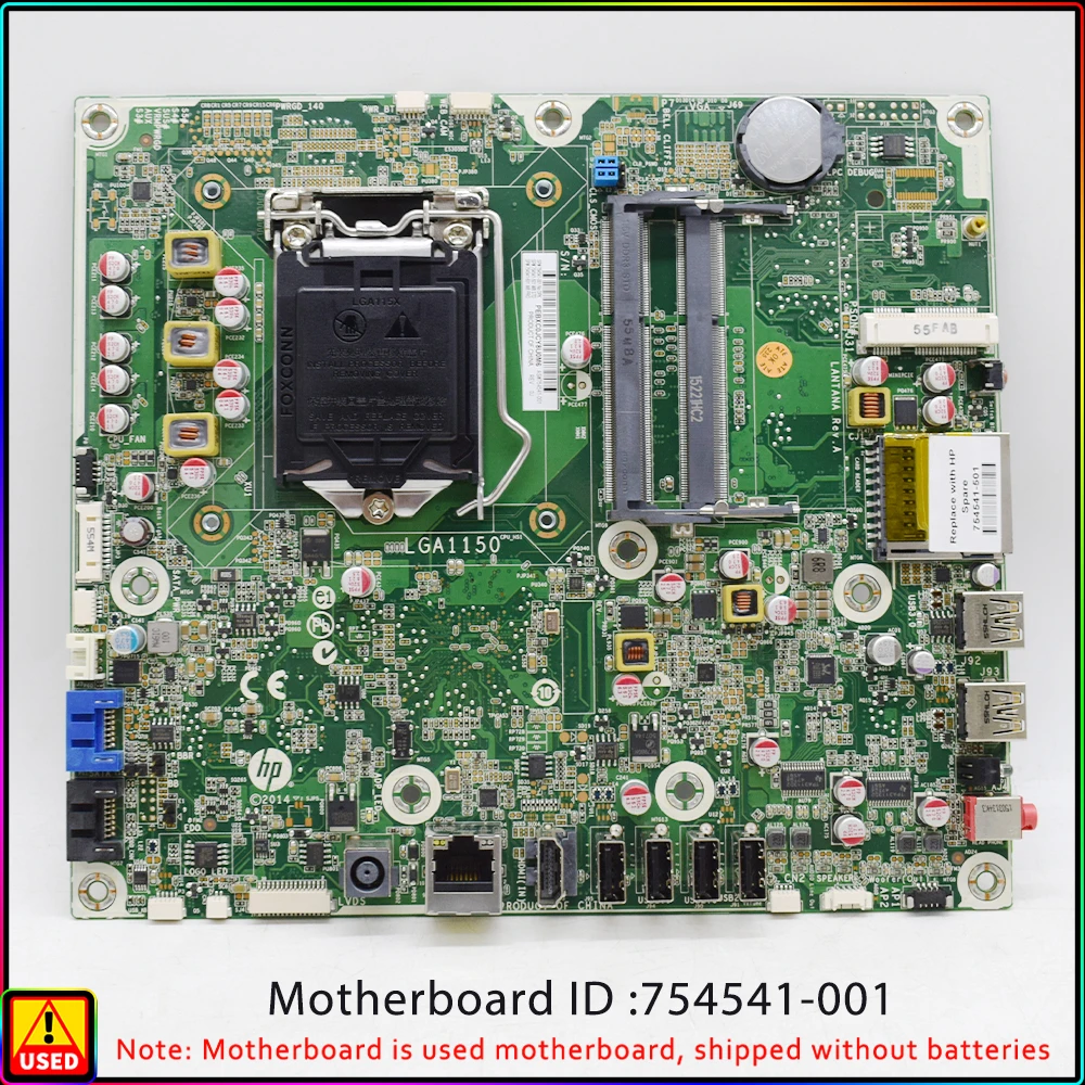 Per Hp Envy H87 Chip Scheda Madre All-In-One Lga 1150 Pin 754541-001 Ddr3