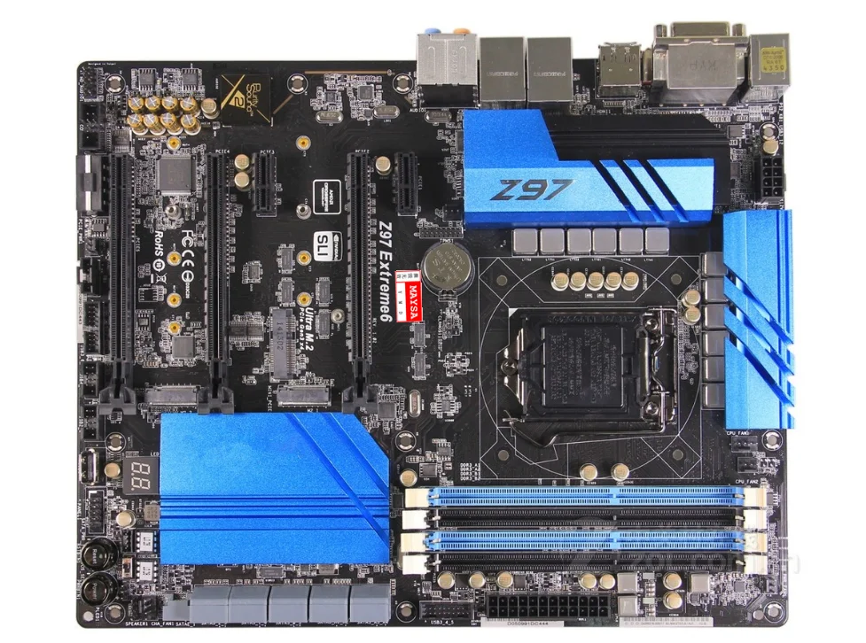 Per La Scheda Madre Asrock Z97 Extreme6 32Gb Lga 1150 Ddr3 Atx Scheda Madre Usata Testata Al 100% Completamente Funzionante