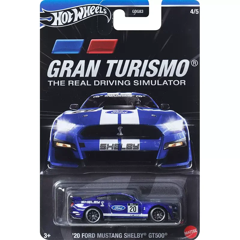 Hot Wheels Car Gran Turismo 20 Ford Mustang Shelby Gt500 Regalo Di Compleanno Ragazzi Toys1/64 Diecast Lega Simulazione-Modelli Di Veicoli