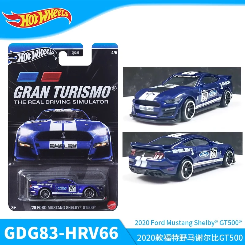 Hot Wheels Gran Turismo Car Boys Toys 1/64 Diecast Ford Mustang Shelby Gt500 Veicolo Modelli In Metallo Collezione Regalo Di Compleanno