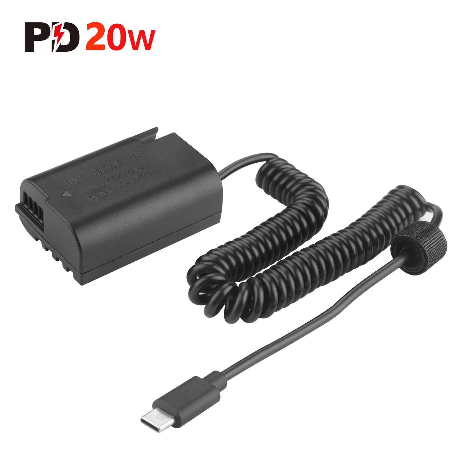 Tipo-C Dmw-Blk22 Adattatore Di Alimentazione Per Batteria Fittizia Dmw-Dcc17 Per Panasonic Dc-S5 Dc-S5K Lumix S5 Lumix Gh6