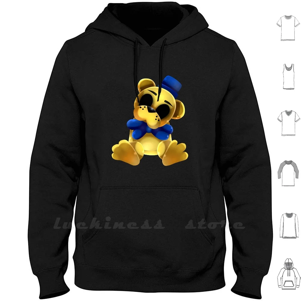 Chibi Golden Bear Felpa Con Cappuccio Manica Lunga Chibi Golden Bear Fnaf Five Nights At