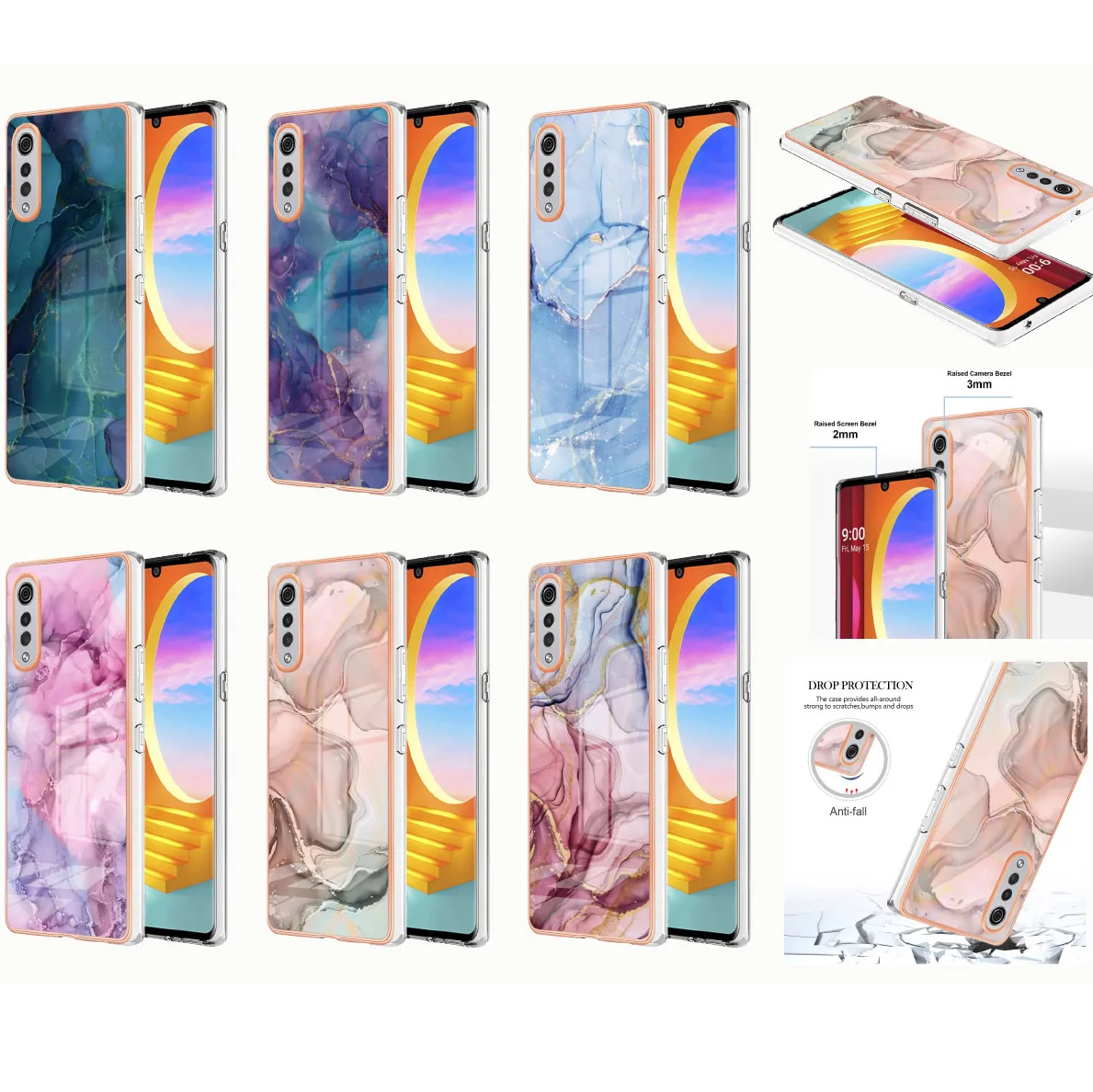 For Lg Velvet Case Cover Coque Phone Cases Covers Sunjolly For Lg Velvet Cases For Lg Velvet Coque