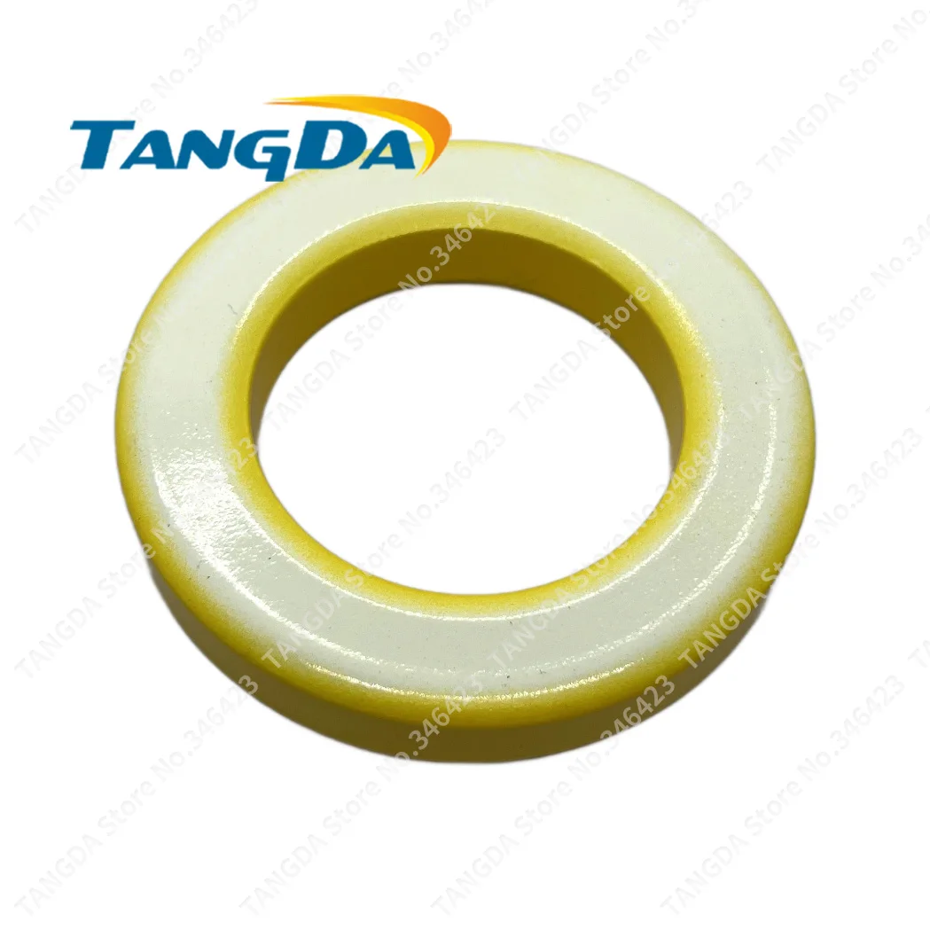 1Pc Tangda Iron Powder Cores T300-26 Od * Id * Ht 78*48*13Mm 80Nh/N2 75Ue Iron Dust Core Ferrite Toroid Core Toroidale Giallo Bianco