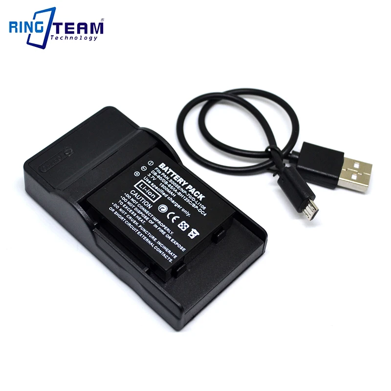 Cga-S005 Dmw-Bcc12 Digitale Batteria & Caricabatteria Usb Per Fotocamere Panasonic Dmc-Lx1 Dmc-Lx2 Dmc-Lx3 Dmc-Fx01 Dmc-Fx07 Dmc-Fx3 Dmc-Fx8